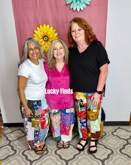 Vintage Patchwork Jogger Pants A296