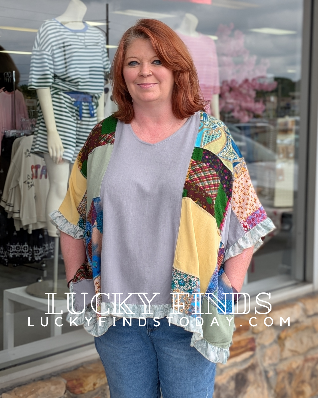 Vintage Retro Poncho Top A301