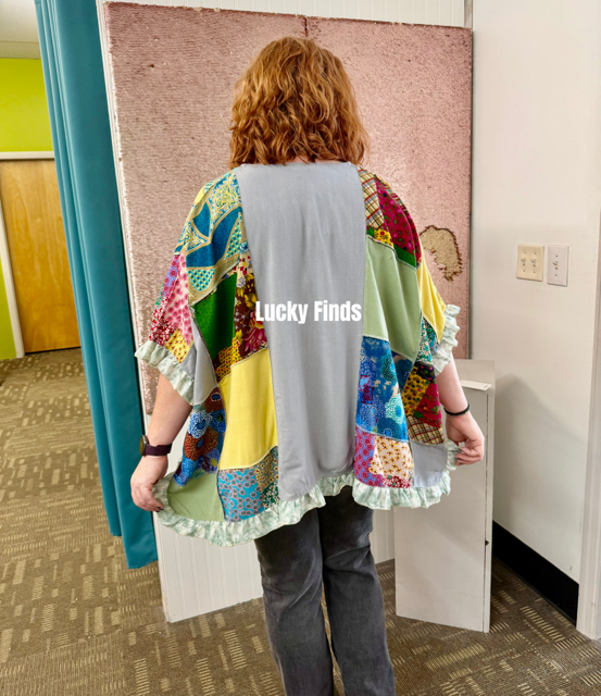 Vintage Retro Poncho Top A301