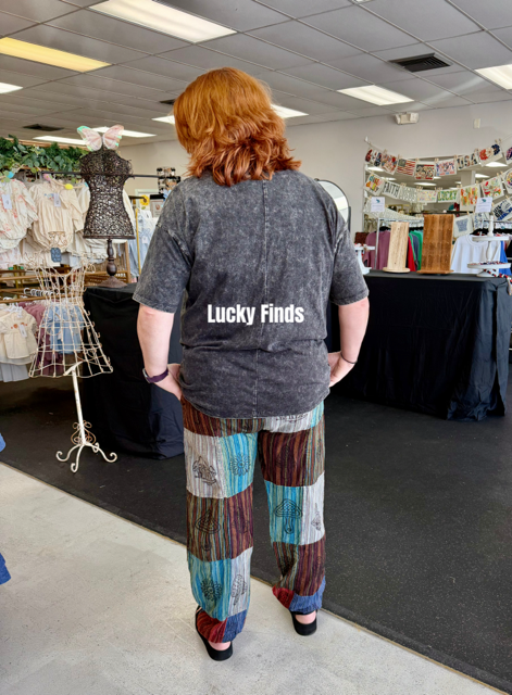 Vintage Patchwork Harem Pants A306