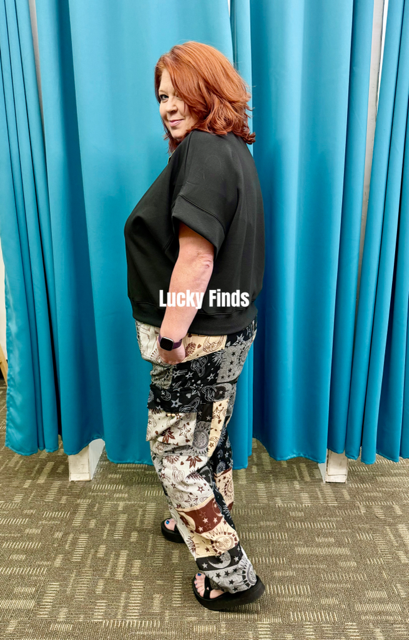 Fancy Celestial Patchwork Pants A316