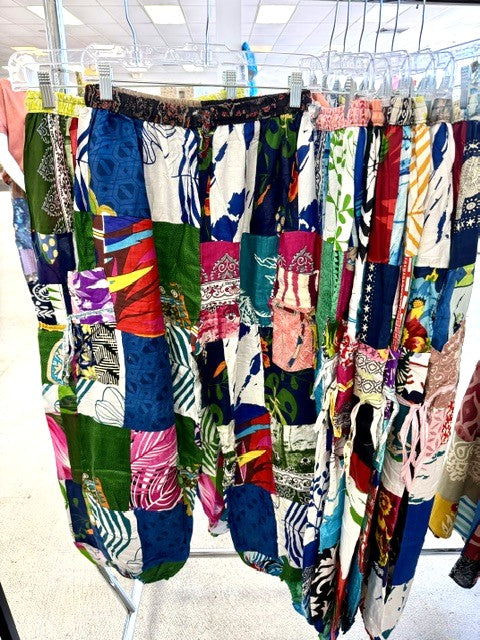 Boho Cotton Patchwork Jogger A324