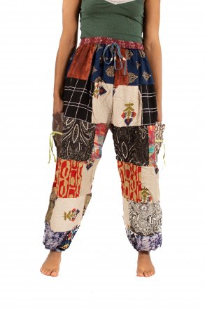 Boho Cotton Patchwork Jogger A324