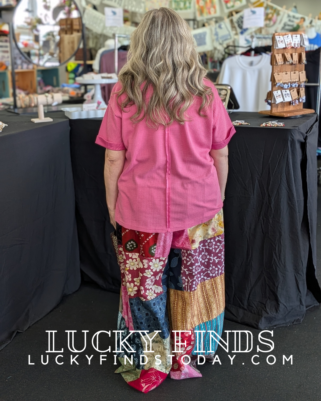 Vintage Boho Palazzo Pants A325