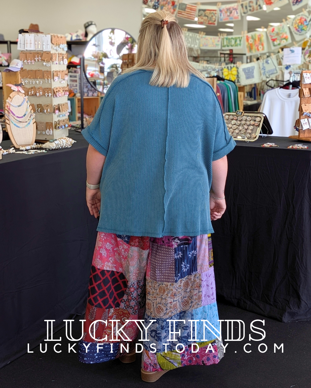 Vintage Boho Palazzo Pants A325