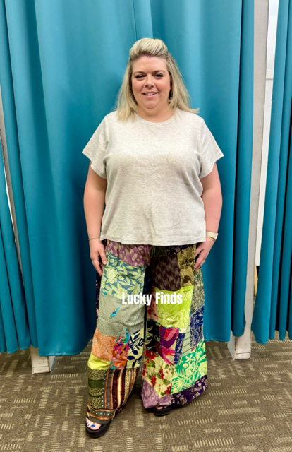 Vintage Boho Palazzo Pants A325