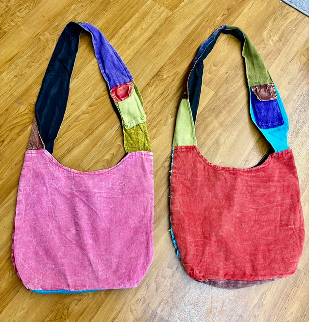 Vintage Hippie Peace Crossbody Bag A328