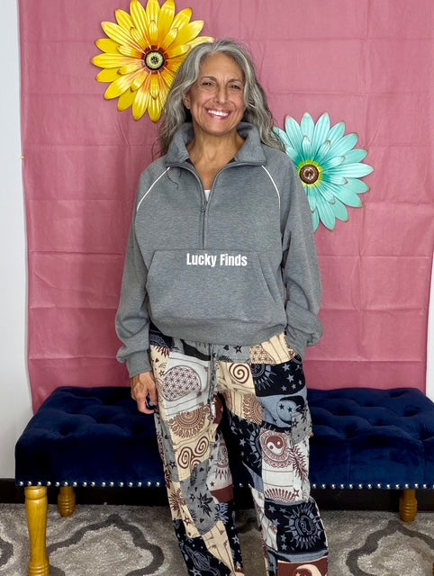 Comfy Half Zip Top A348