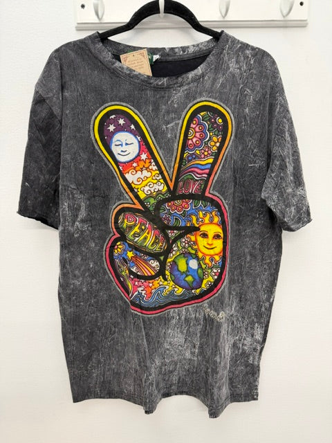 Lucky Peace Sign Tee A351