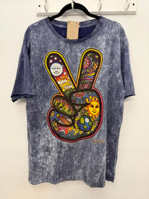 Lucky Peace Sign Tee A351