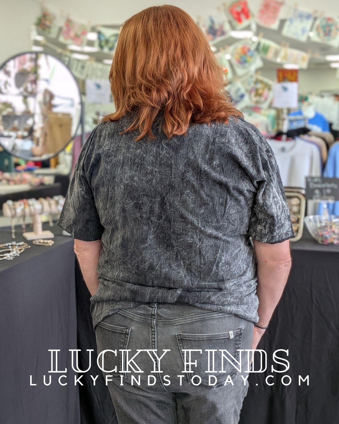 Lucky Peace Sign Tee A351
