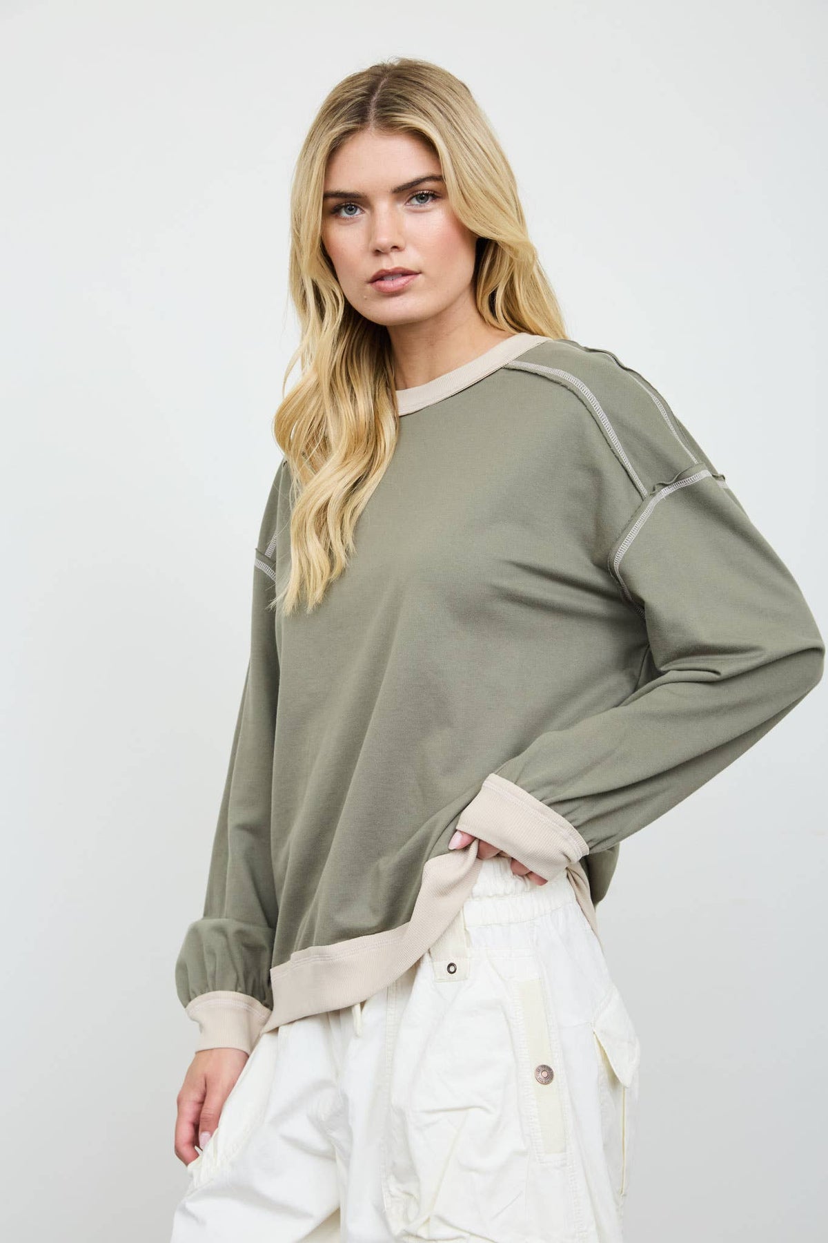 Mainstream Comfy Knit Top A356