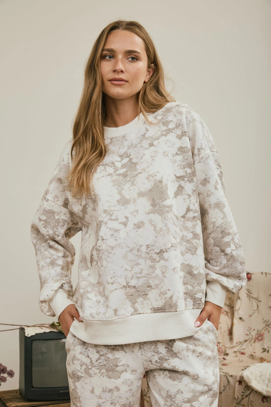 Dreaming Floral Lounge Top A361