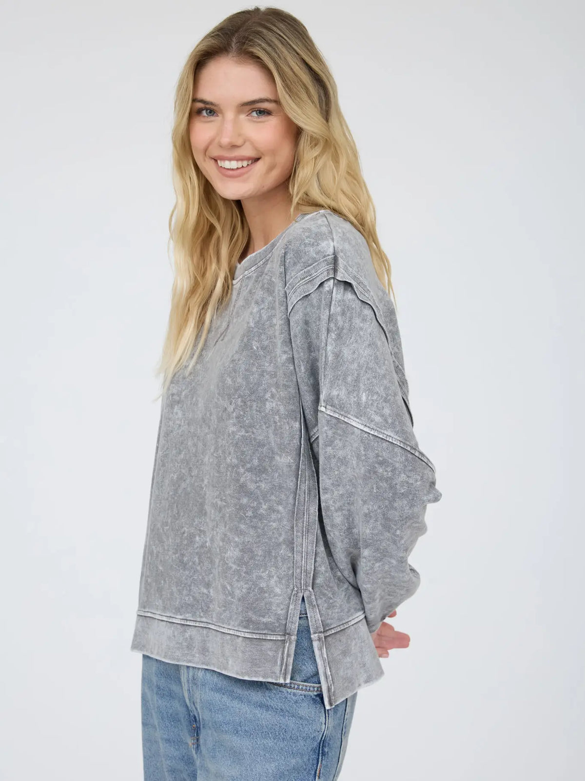 Happy Day Side Slits Top A368