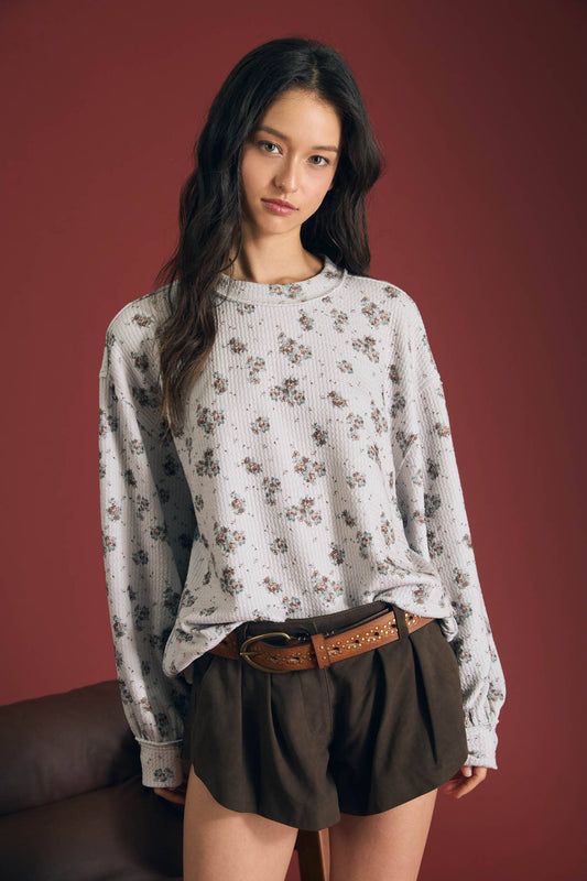 Love My Wild Flower Top A369