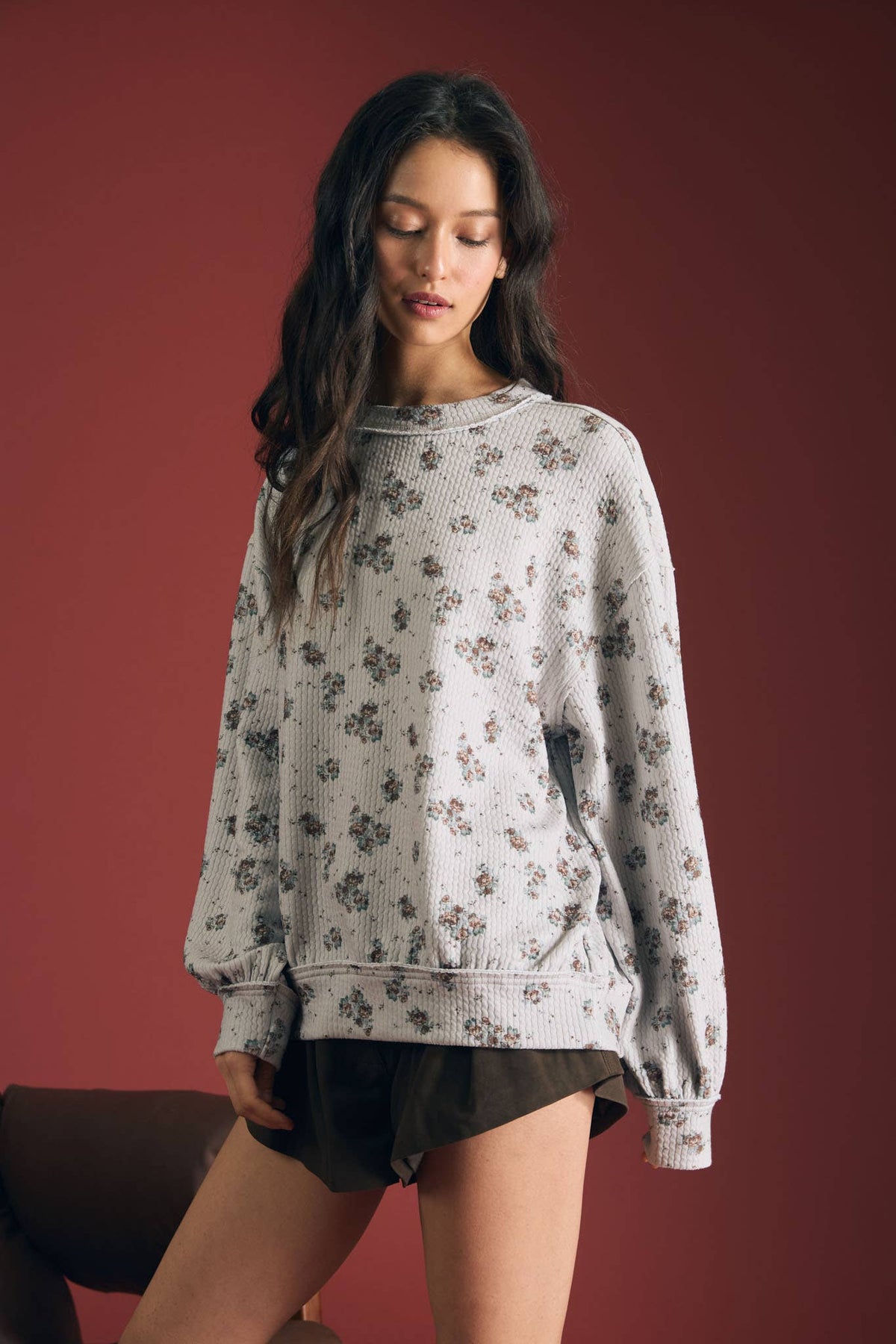 Love My Wild Flower Top A369