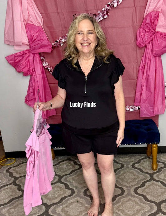 Young & Dreamy Scuba Shorts Set A276