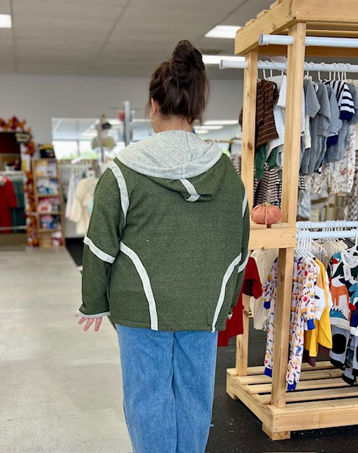 Splash of New Cardigan Hoodie W248