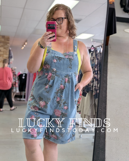 Funtime Denim Shortalls D1705