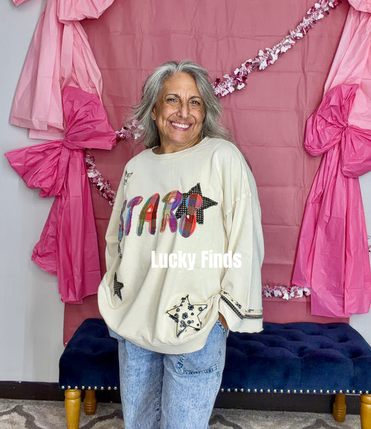 Easel Star Patch Top P480