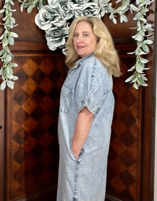 Nashville Denim Midi Dress D1575