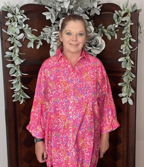 Confetti Delight Tunic Top D1347