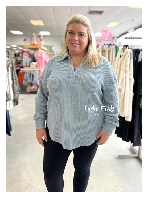 Cozy Casual Curvy Top D1396