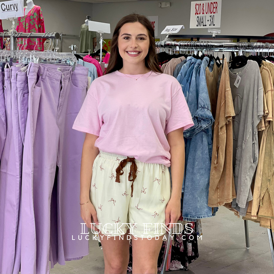 Madison Casual Bow Shorts D1548