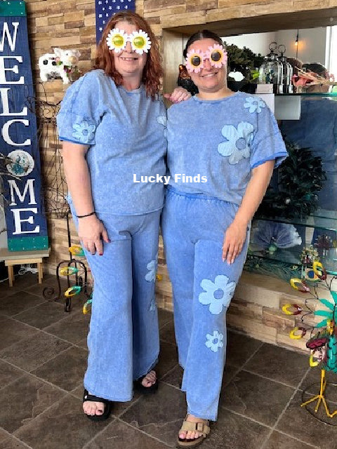 Paradise Daisy Pants Set D1561