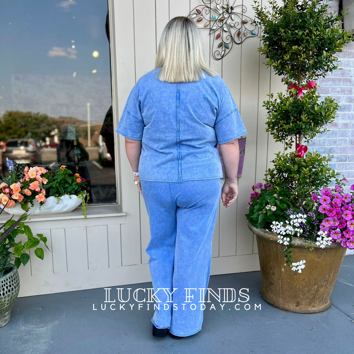 Paradise Daisy Pants Set D1561
