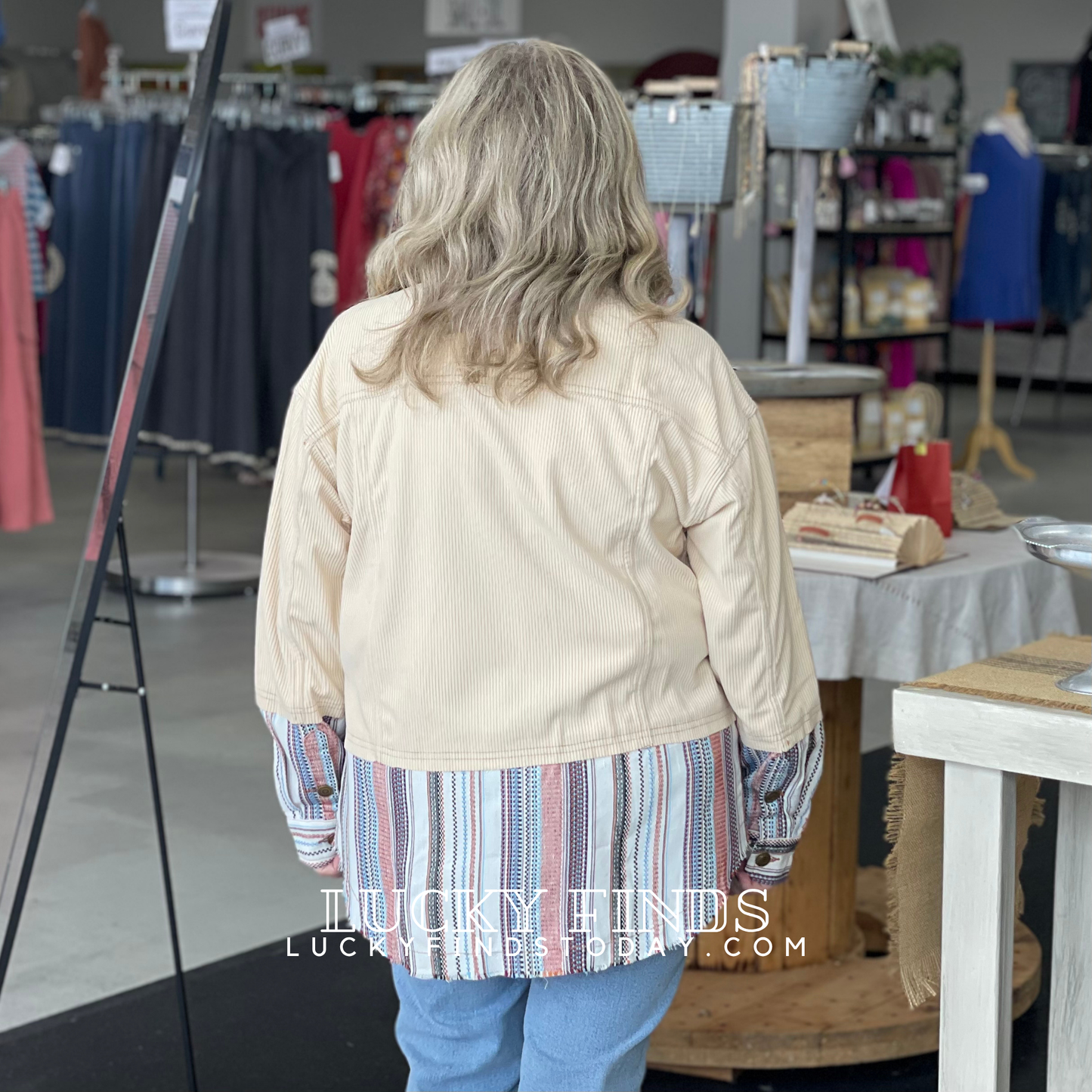 Double Weekend Corduroy Shacket D1586