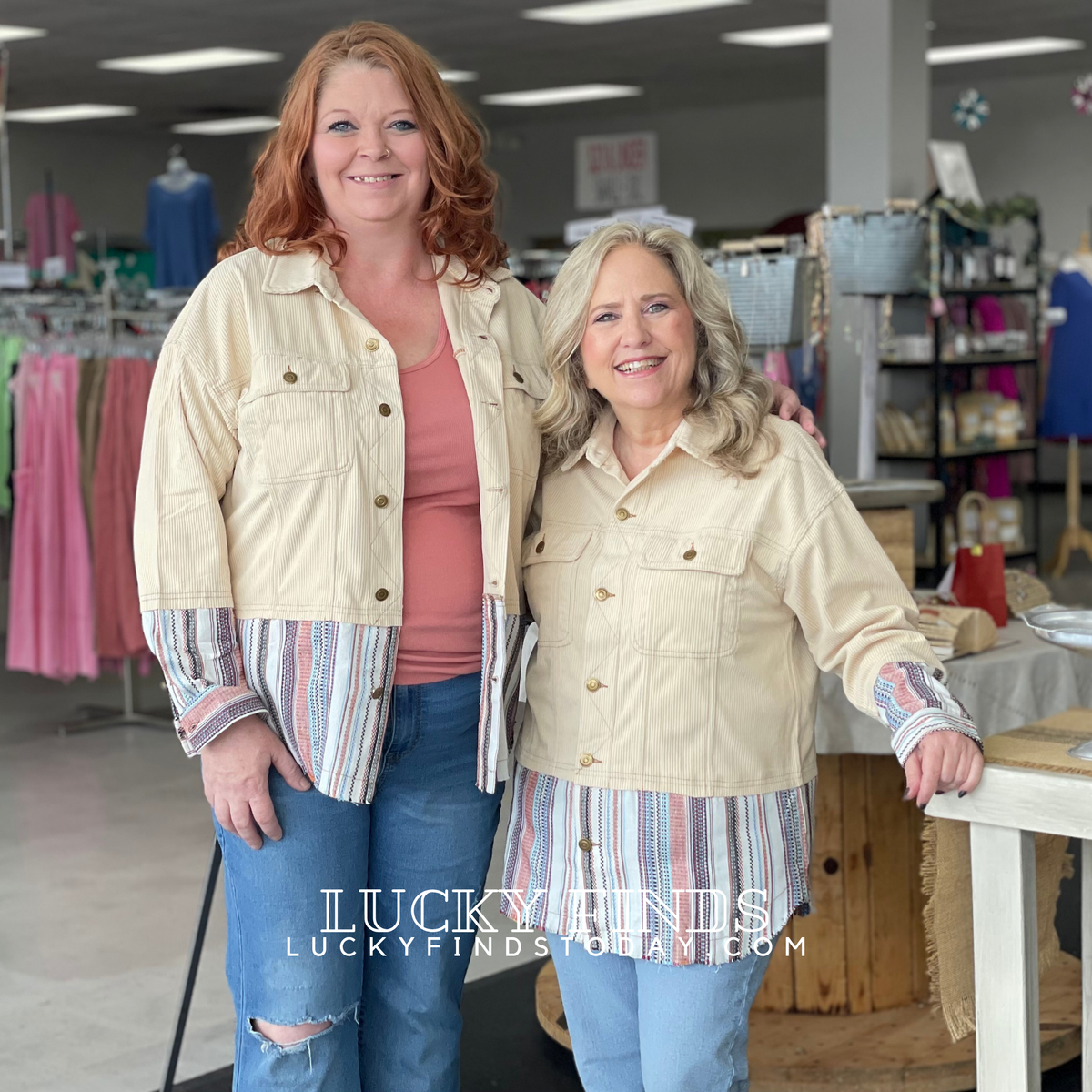 Double Weekend Corduroy Shacket D1782