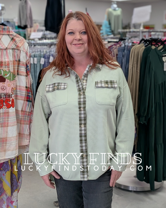Sweet Waffle Patchwork Top D1647