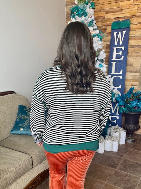 All So Nice Stripe Top D1648