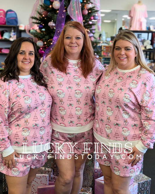 Santa Christmas Shorts Set D1652