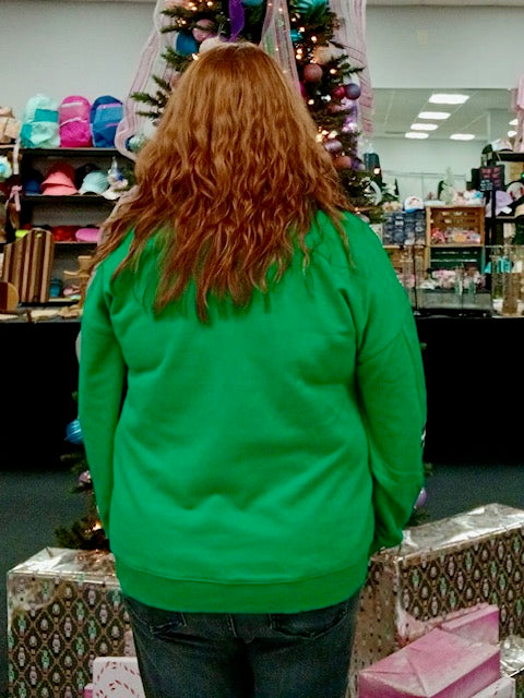 Christmas Santa Sequined Top D1658