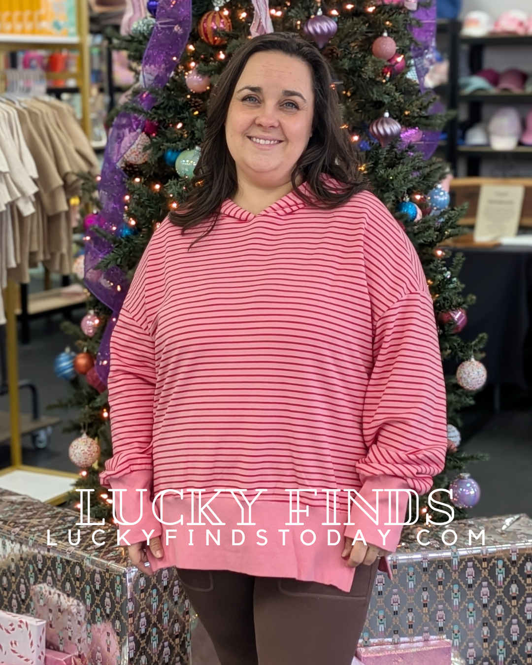 Sweet Stripes Hoodie D1649