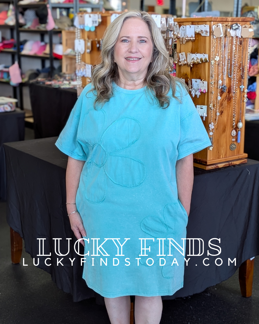 Madison Daisy Patch Dress D1662