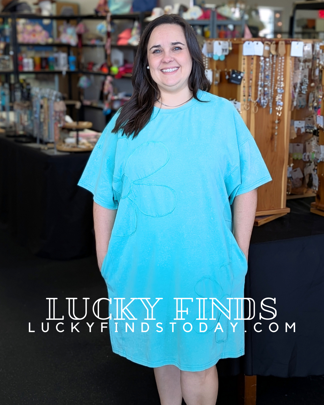 Madison Daisy Patch Dress D1662