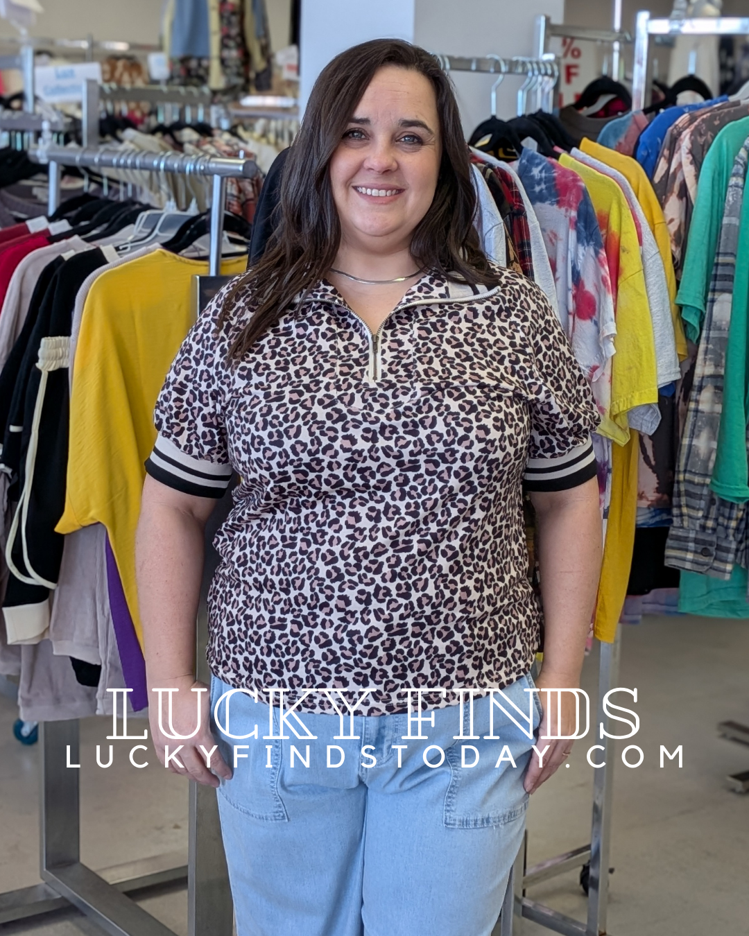 Gone wild Half Zip Top D1664