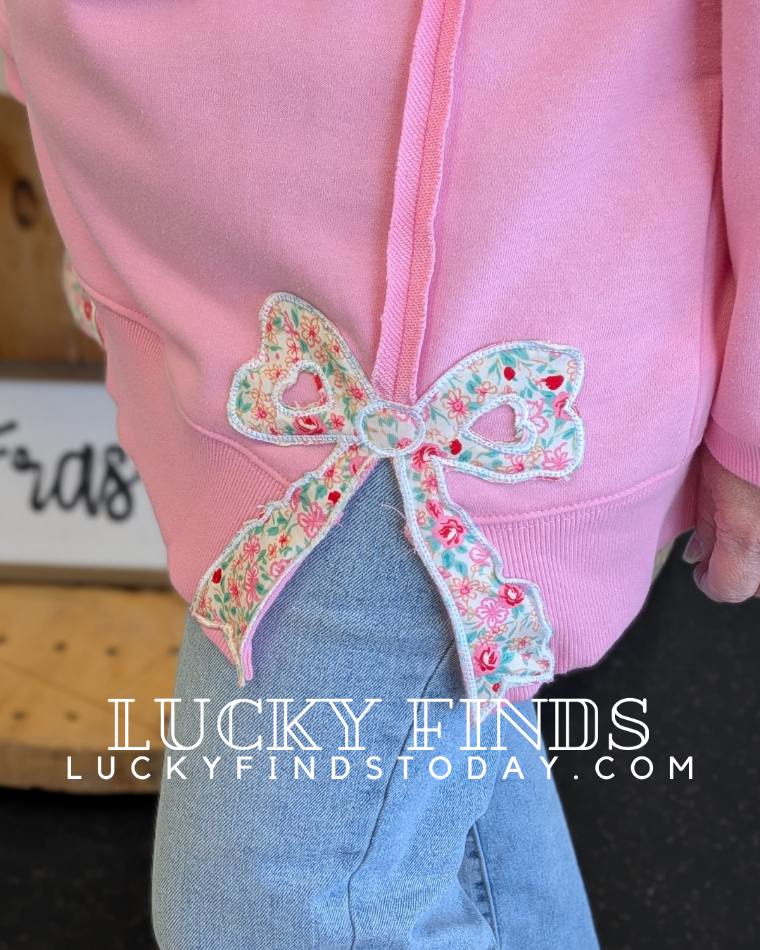 Love of Bow Patch Top D1667