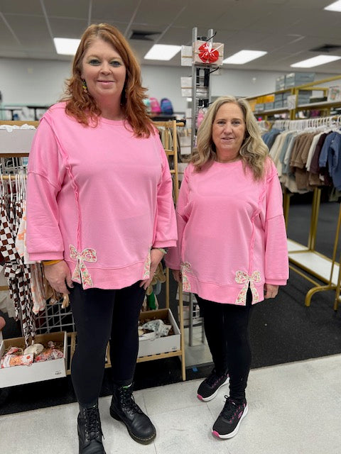 Love of Bow Patch Top D1667