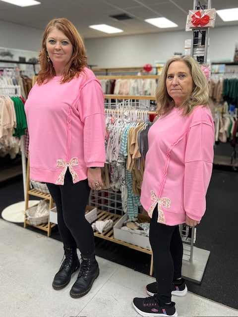 Love of Bow Patch Top D1667