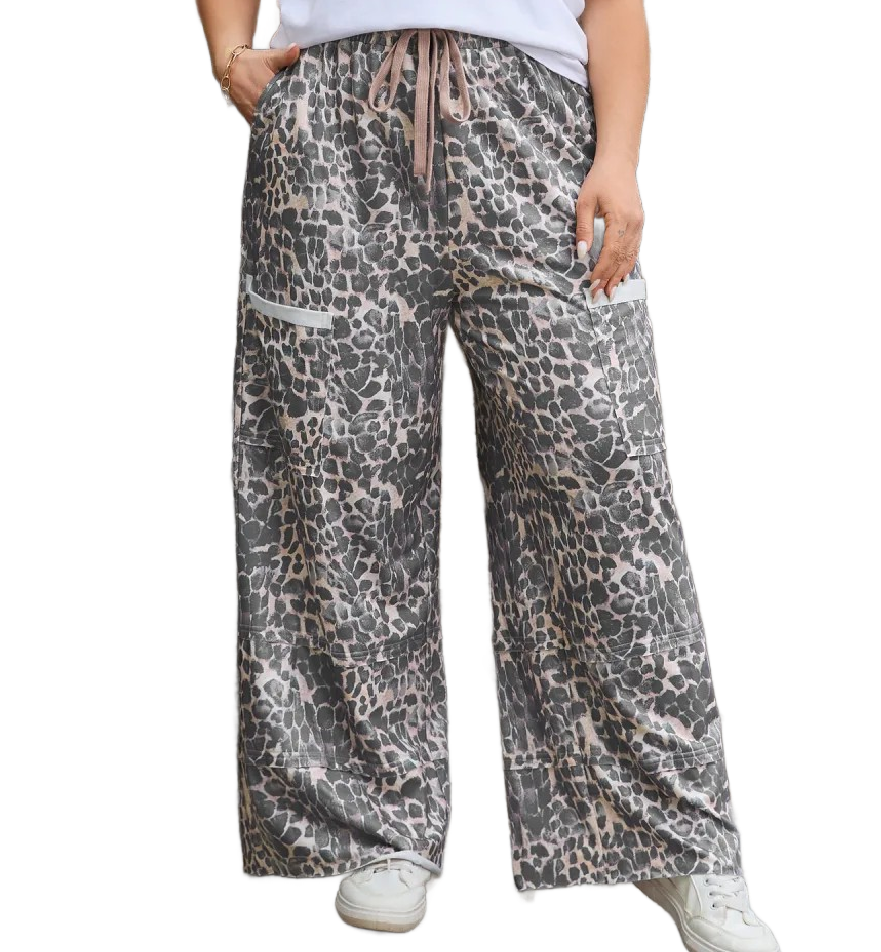 Wild Curvy Wide Leg Pants D1675