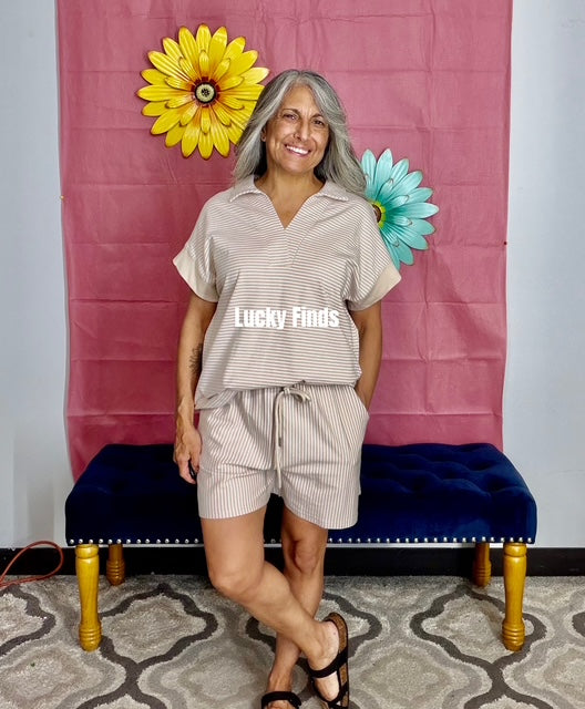 Jersey Shore Shorts Set D1709