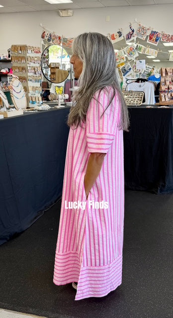 Forever Striped Maxi Dress D1730