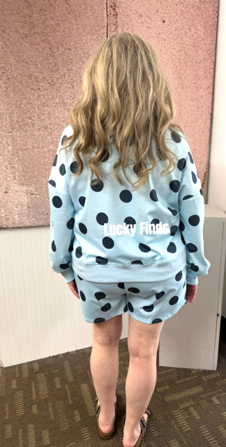 Fancy Polka Dots Shorts Set D1734