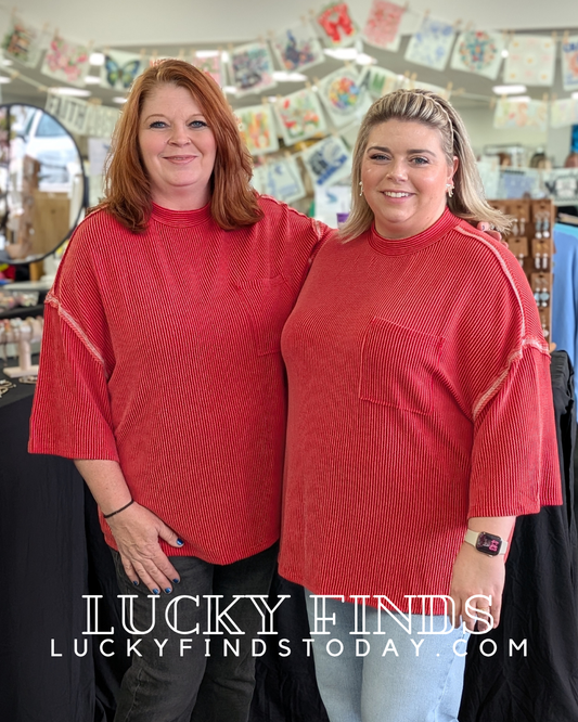 Simple & Comfy Curvy Top  D1751