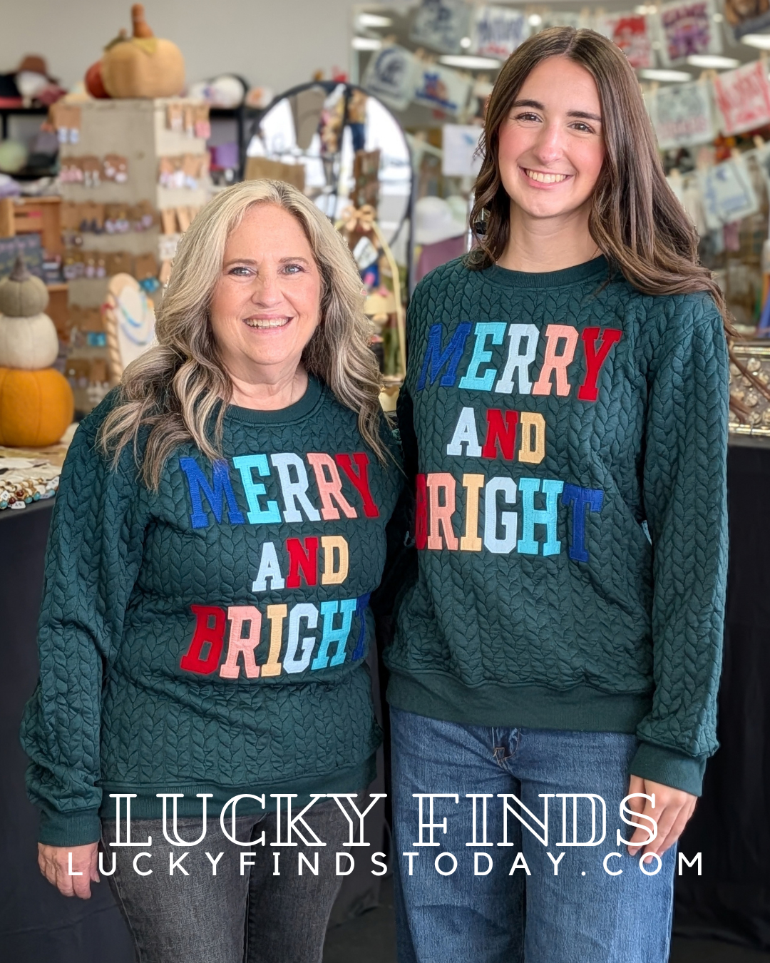 Merry & Bright Knit Top D1757