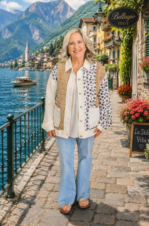 Sassy Leopard Quilted Jacket D1761